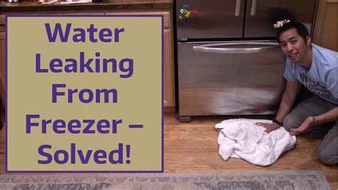 kitchen aid fridge leaking water|What to Do if There is Water on the Floor